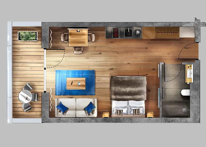 Penthouse Ii Mit Balkon Und Ausblick *